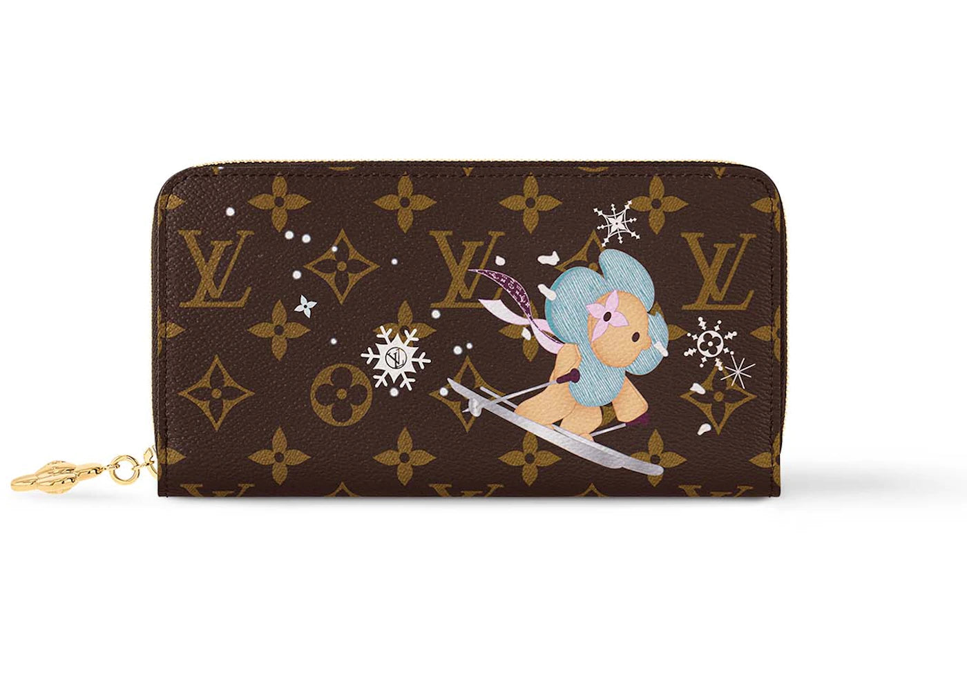 Louis Vuitton Zippy Wallet Monogram/Azur Frost