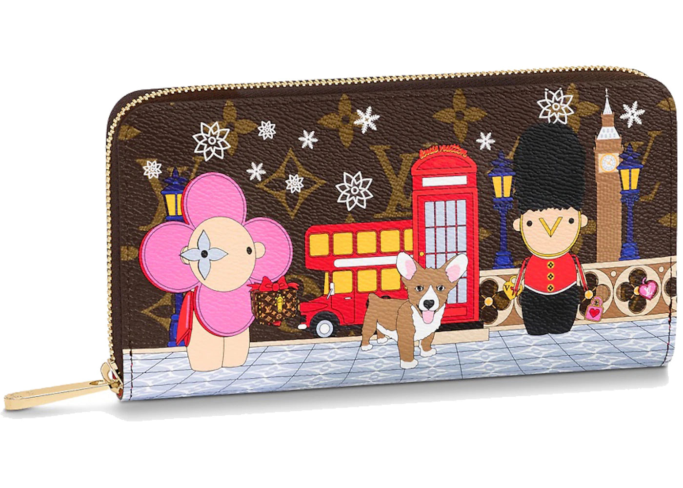 Louis Vuitton Zippy Wallet Monogram Vivienne Red