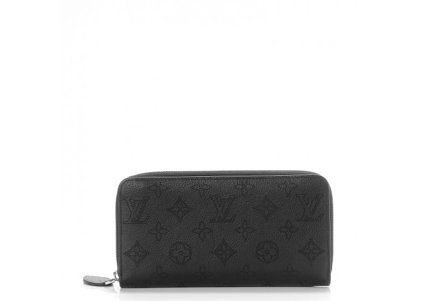 Louis Vuitton Zippy Wallet Monogram Mahina NM Noir Black