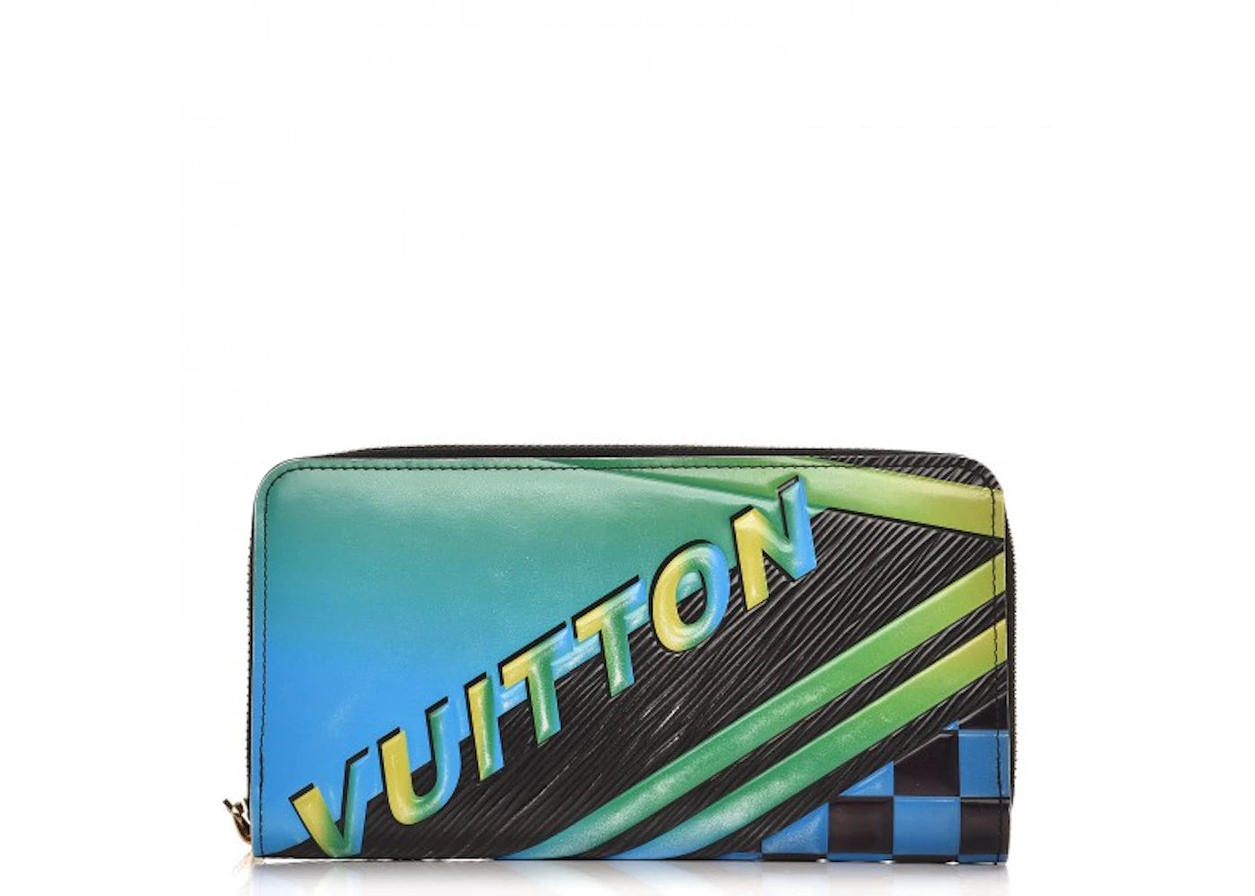 Louis Vuitton Zippy Wallet Race Epi Blue/Black/Red/Green