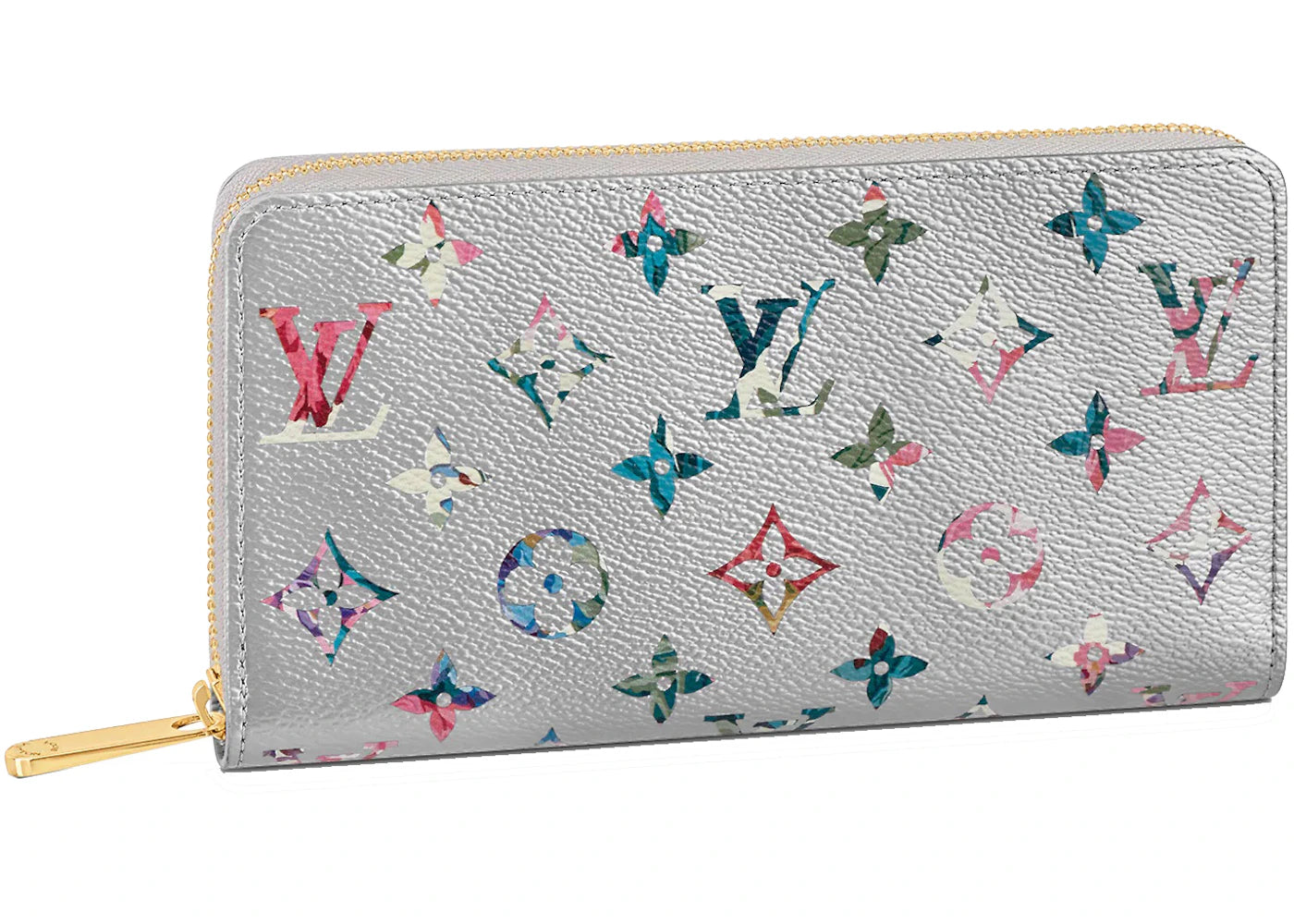 Louis Vuitton Zippy Wallet Silver