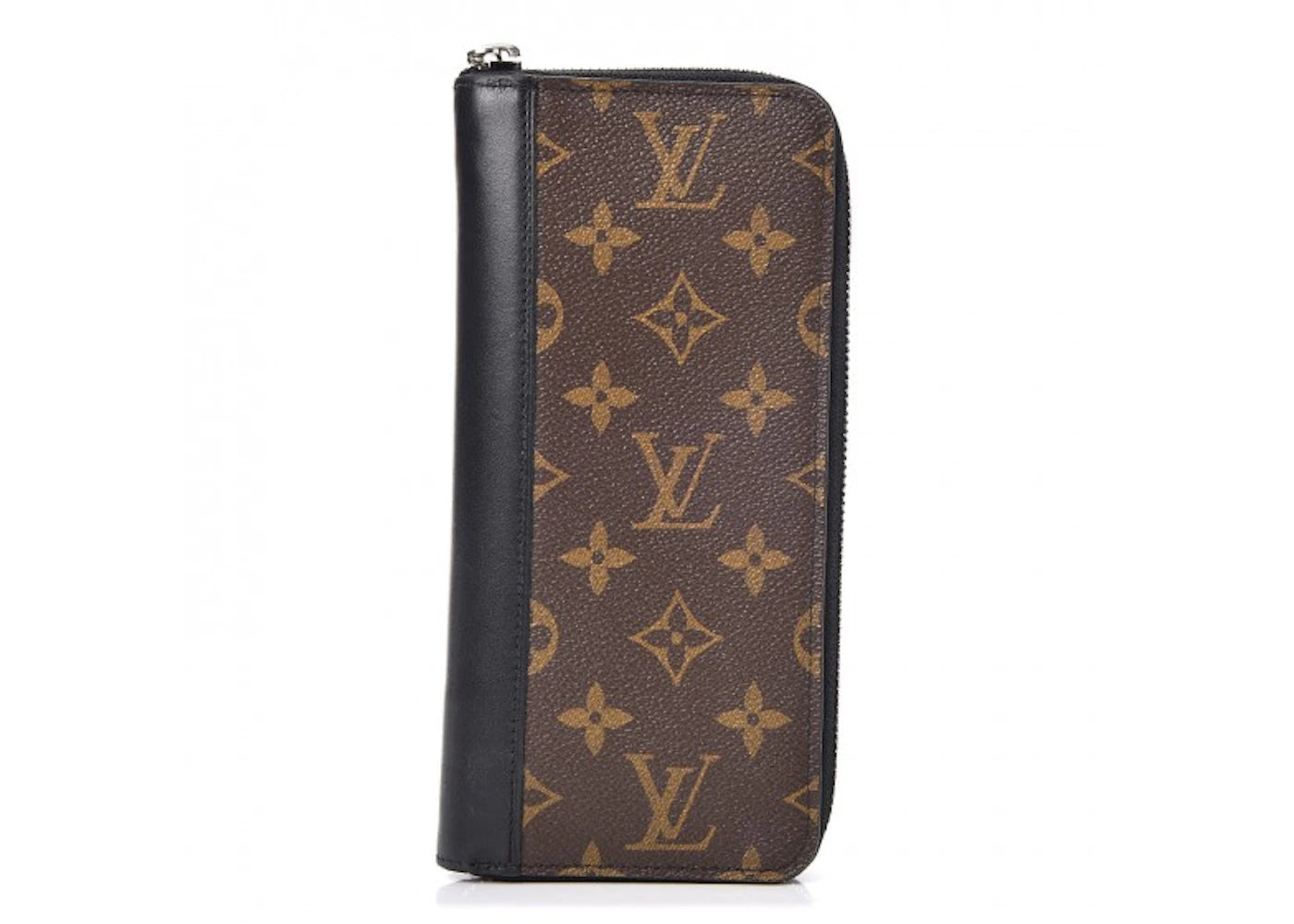 Louis Vuitton Zippy Wallet Vertical Monogram Macassar Brown/Black