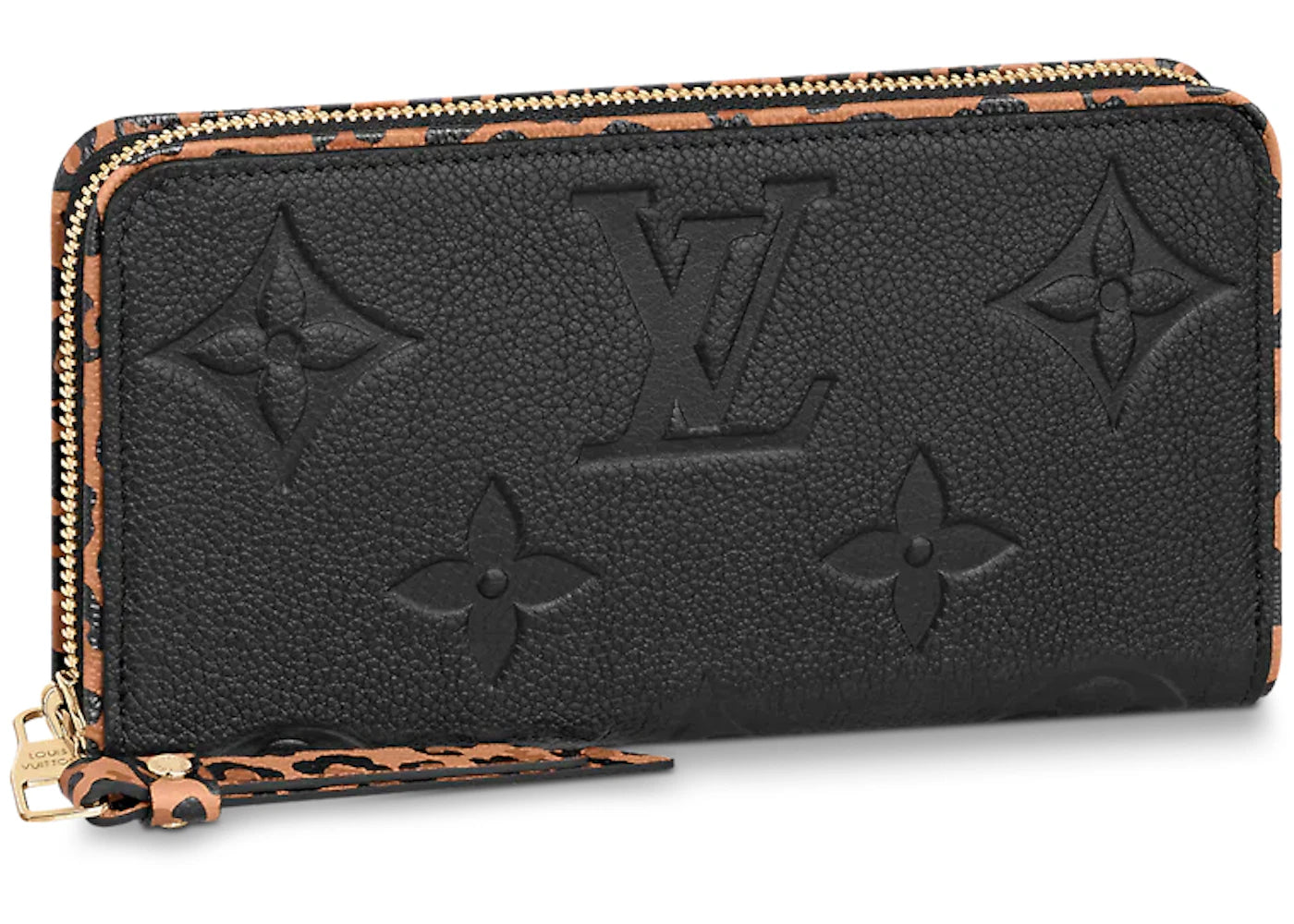 Louis Vuitton Zippy Wallet Wild at Heart Black