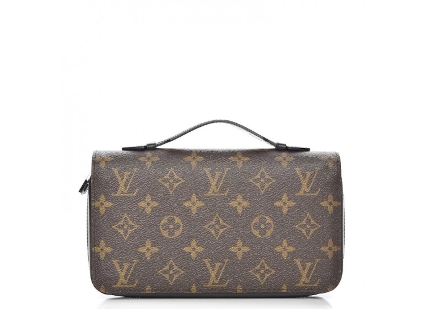 Louis Vuitton Zippy Wallet Monogram Macassar XL Brown