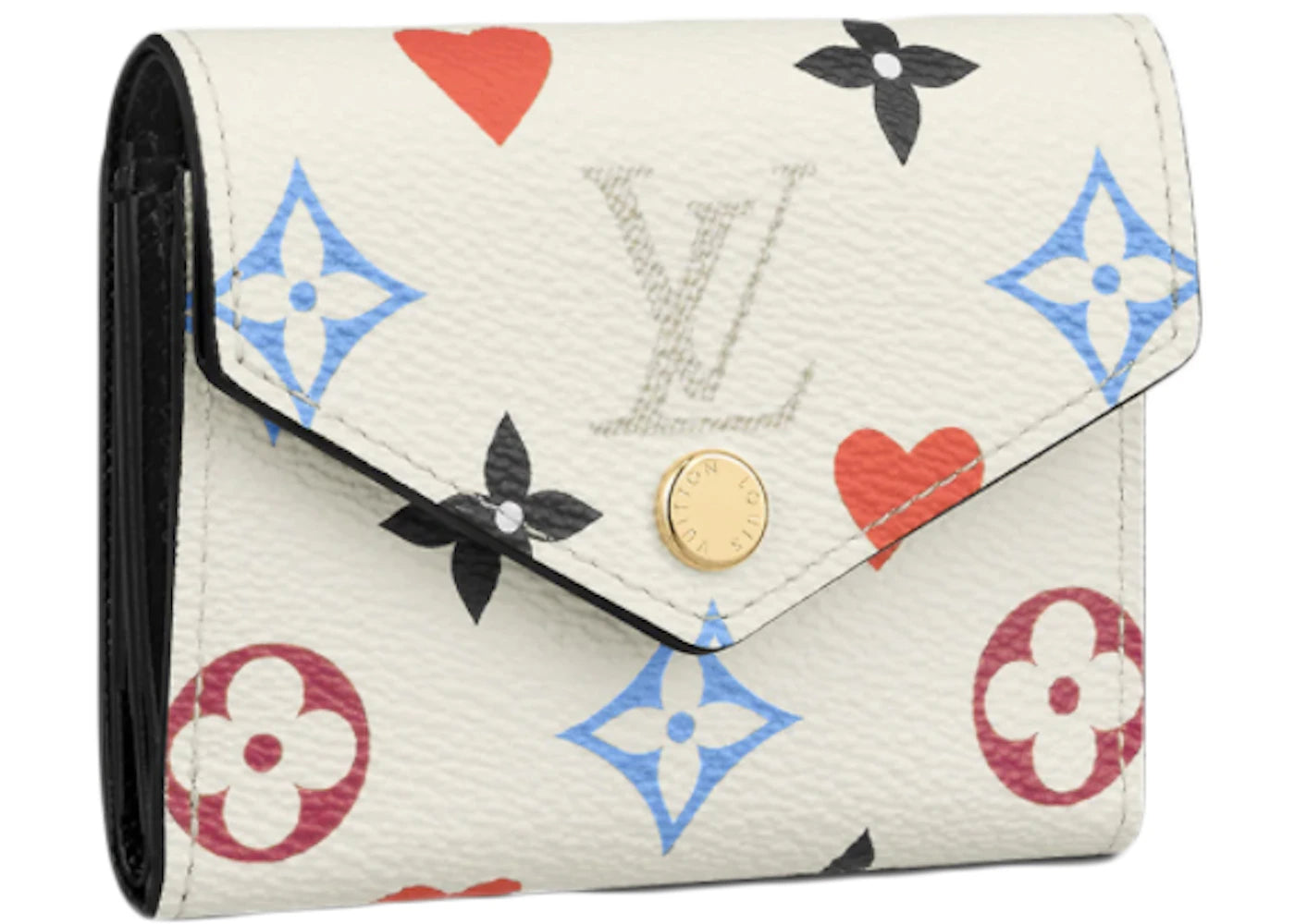 Louis Vuitton Zoe Wallet Game On White