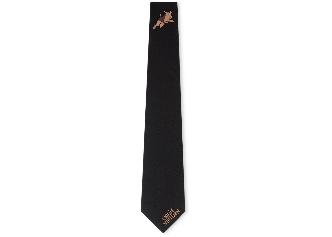 Louis Vuitton by Tyler, the Creator Jumping Dog Tie Brown