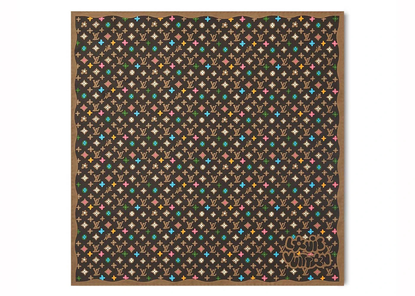 Louis Vuitton by Tyler, the Creator Monogram Craggy Bandana Brown
