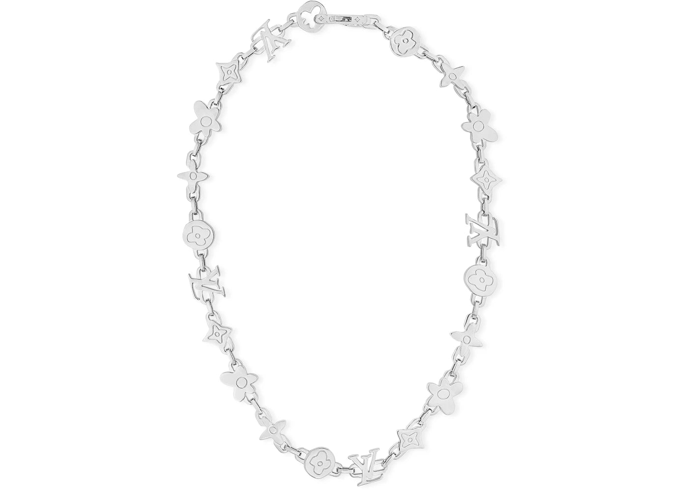 Louis Vuitton by Tyler, the Creator Monogram Craggy Necklace Silver-color