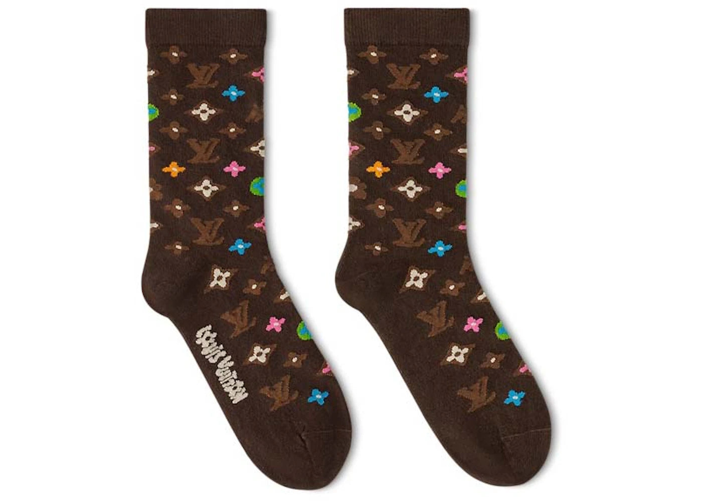 Louis Vuitton by Tyler, the Creator Monogram Craggy Socks Brown