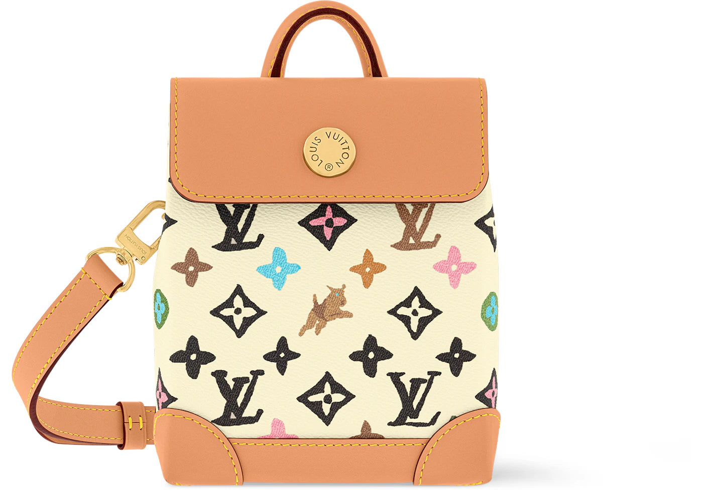Louis Vuitton by Tyler, the Creator Nano Steamer Vanilla Craggy Monogram