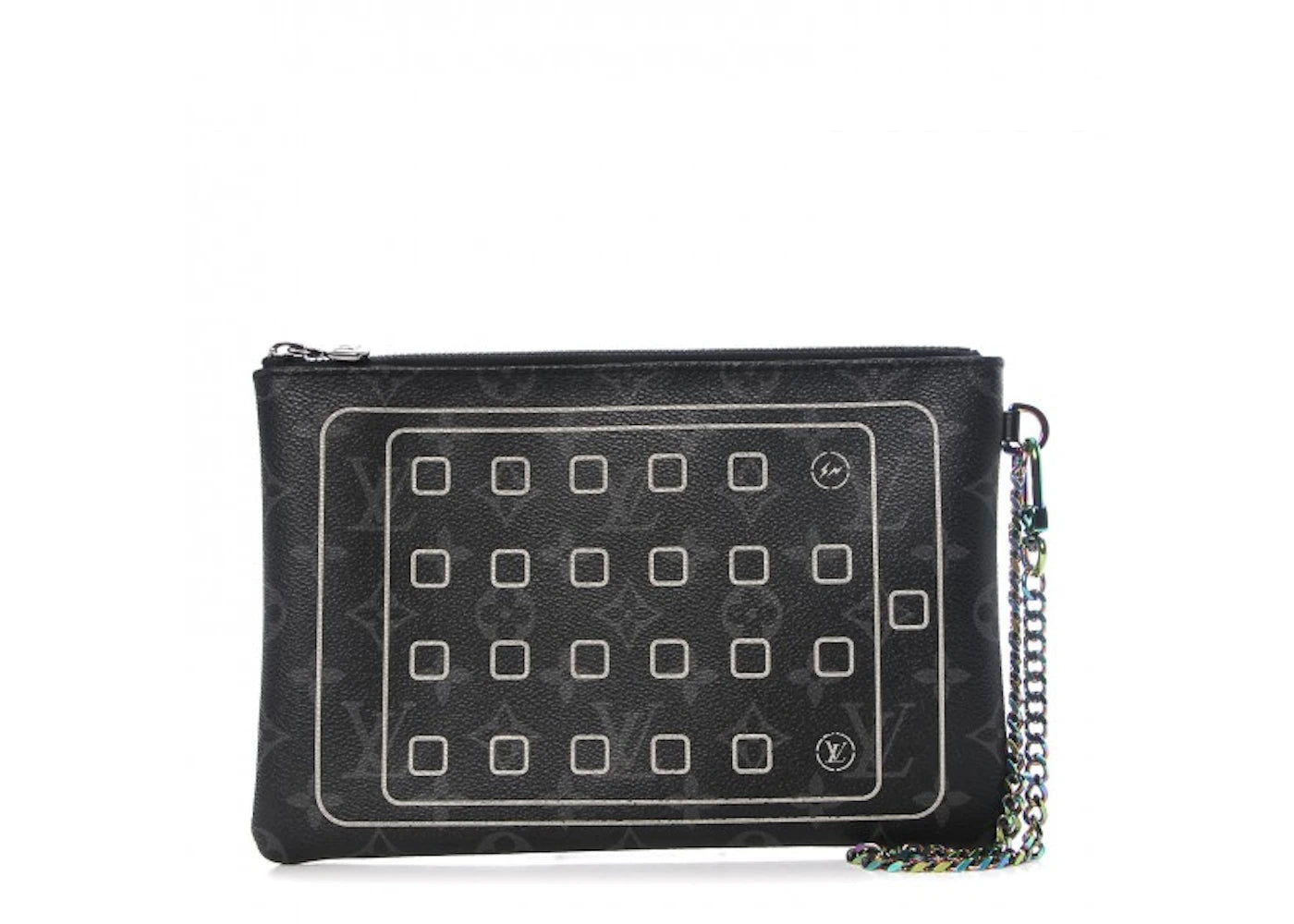 Louis Vuitton x fragment iPad Pouch Monogram Eclipse Black