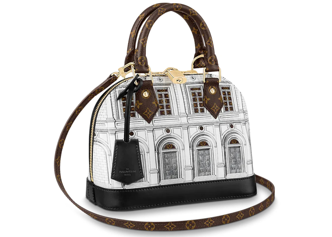 Louis Vuitton x Fornasetti Alma BB Black/White