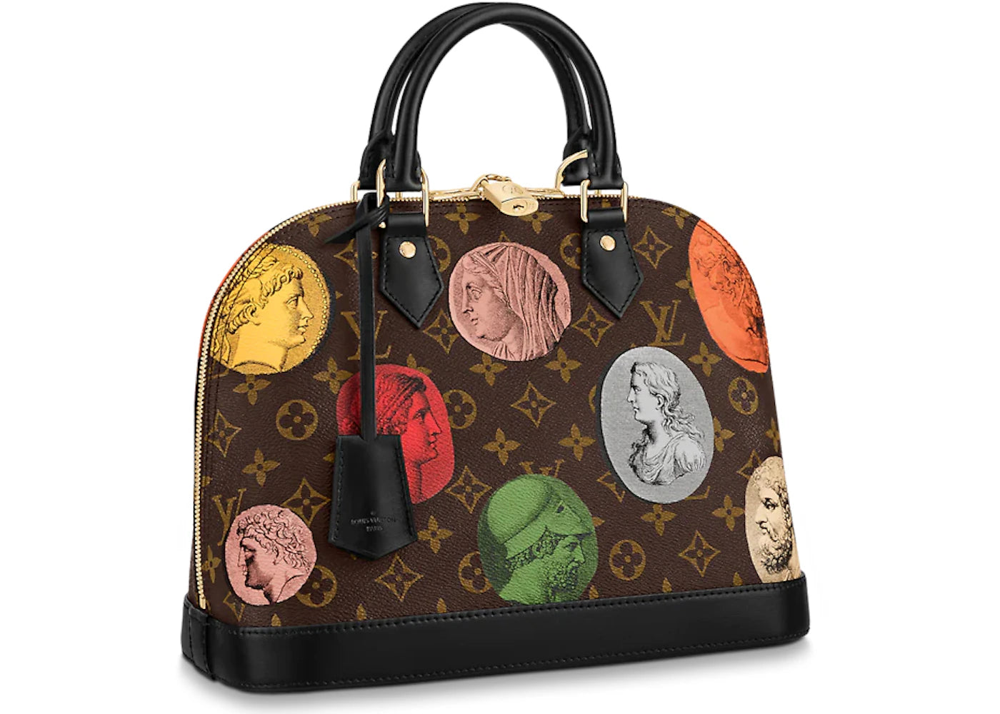 Louis Vuitton x Fornasetti Alma PM Monogram Cameo Brown