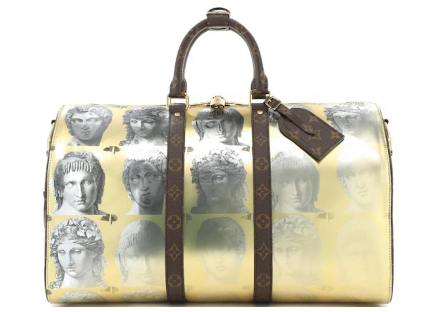 Louis Vuitton x Fornasetti Keepall Bandouliere 45 Gold