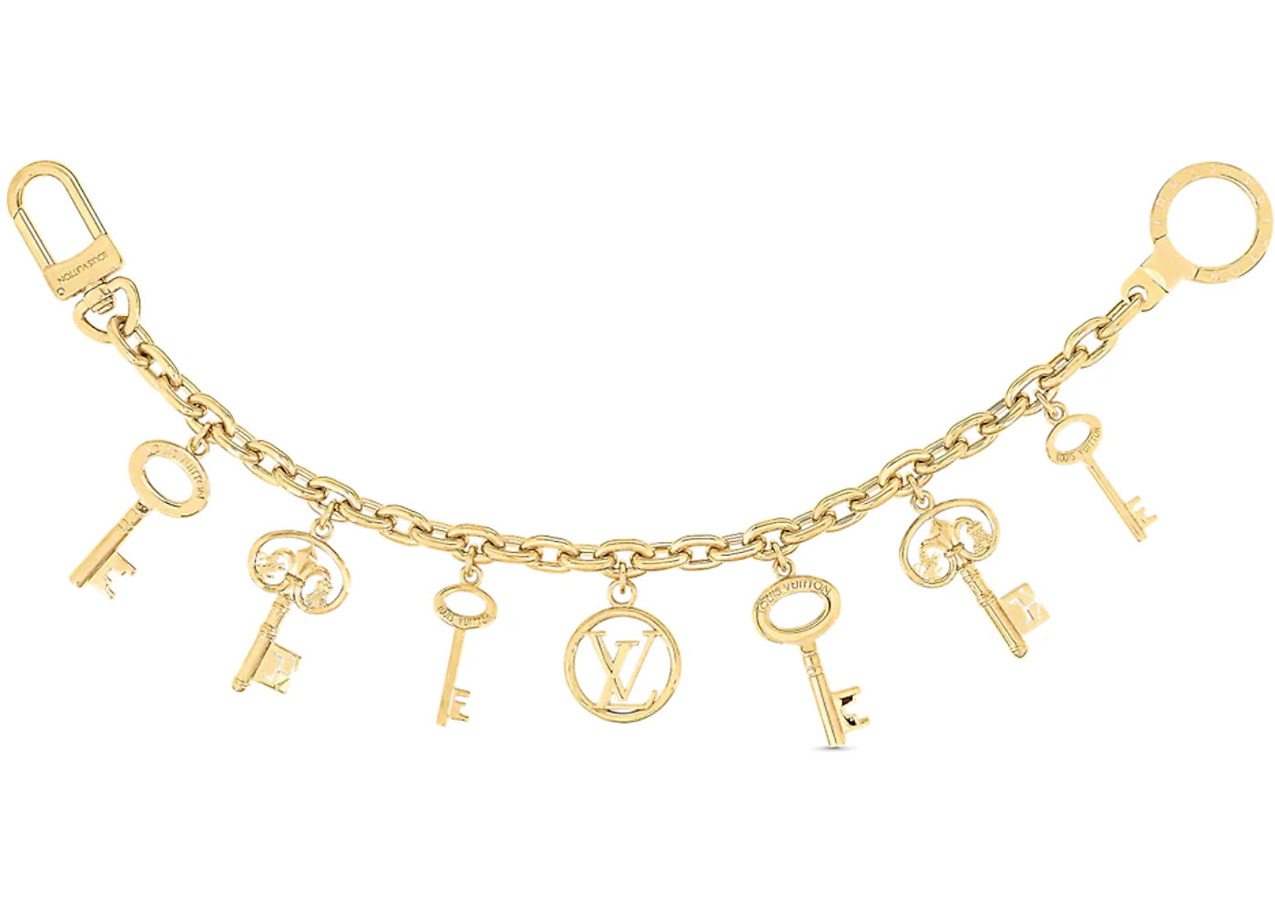 Louis Vuitton x Fornasetti Keychain Gold