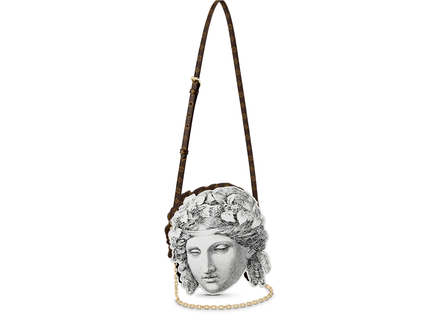 Louis Vuitton x Fornasetti Pochette Tete White/Green