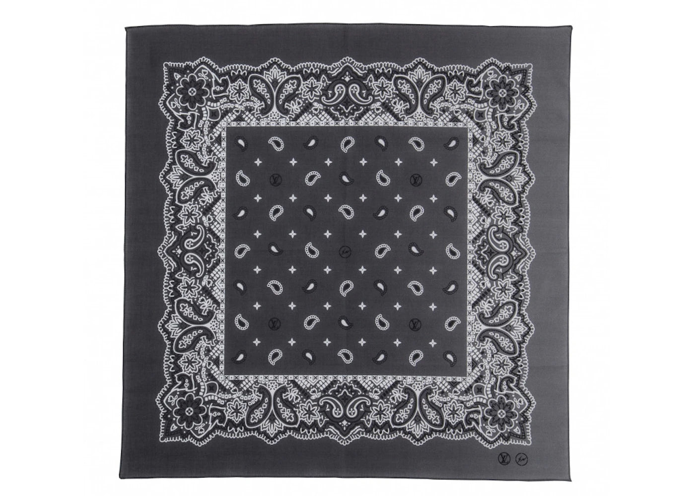 Louis Vuitton x Fragment Bandana Black