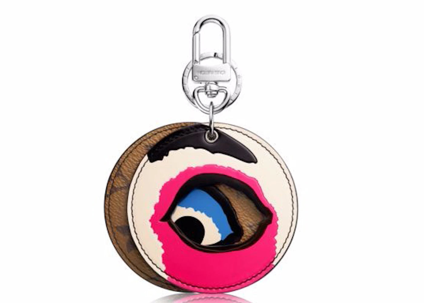 Louis Vuitton x Kansai Yamamoto Kabuki Mask Bag Charm and Key Holder Monogram Reverse Multicolor