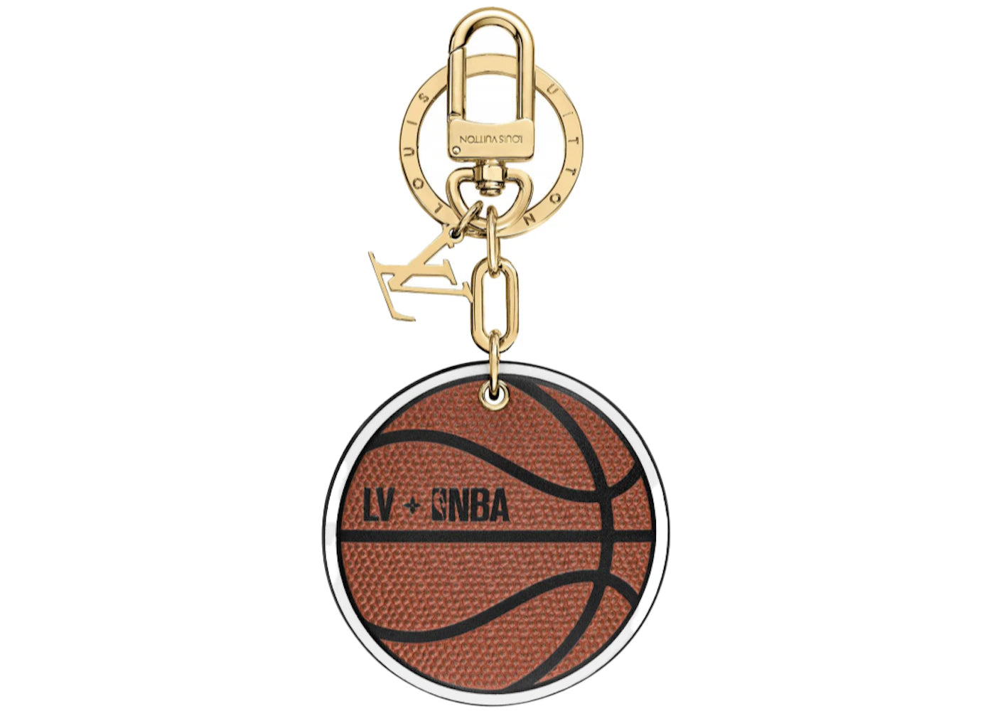 Louis Vuitton x NBA Basketball Key Holder & Bag Charm Brown