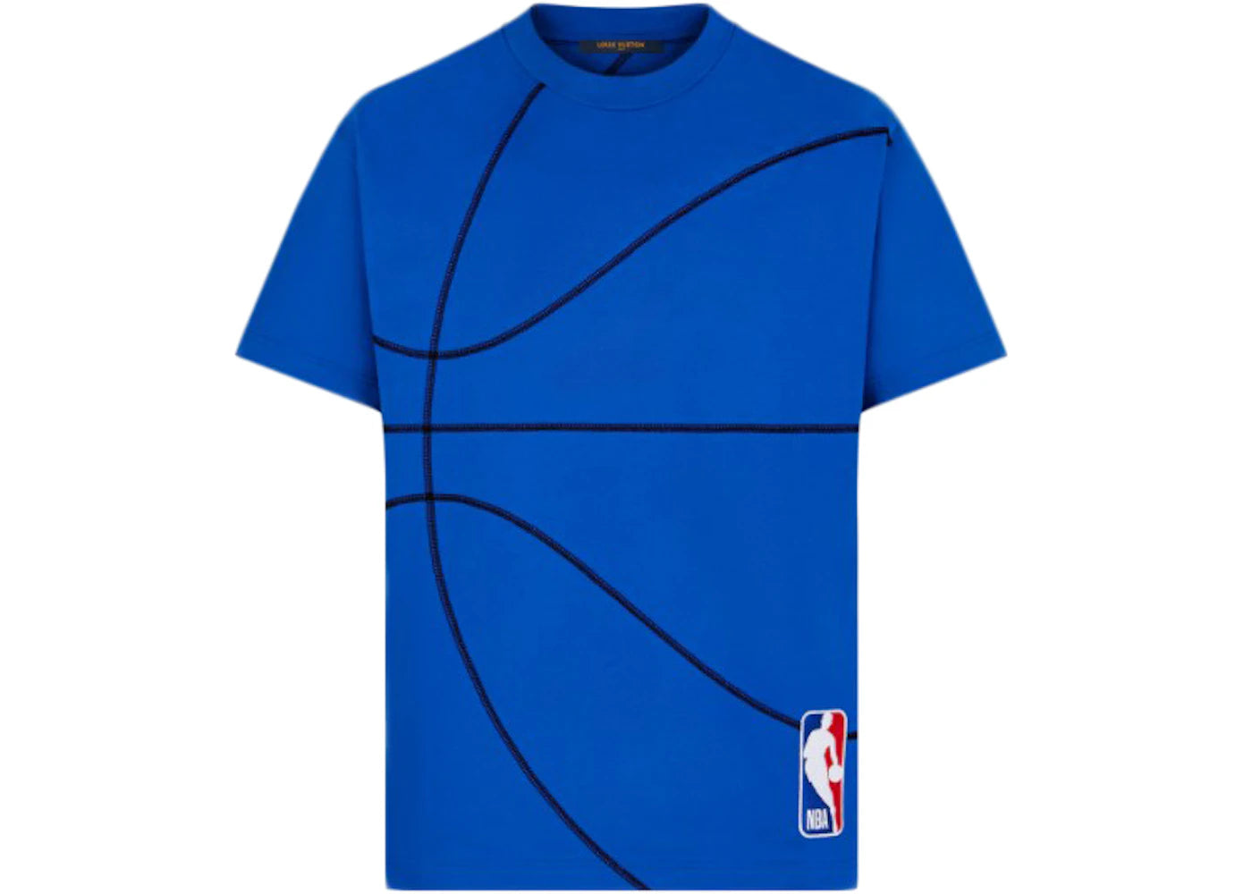 Louis Vuitton x NBA Embroidery Detail T-shirt Milk Navy