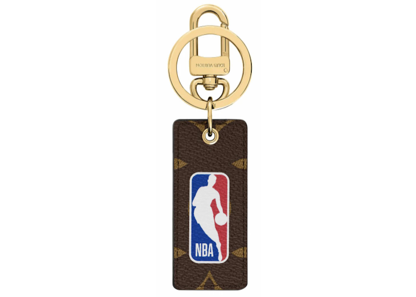 Louis Vuitton x NBA Letters Tab Key Holder & Bag Charm Monogram Brown