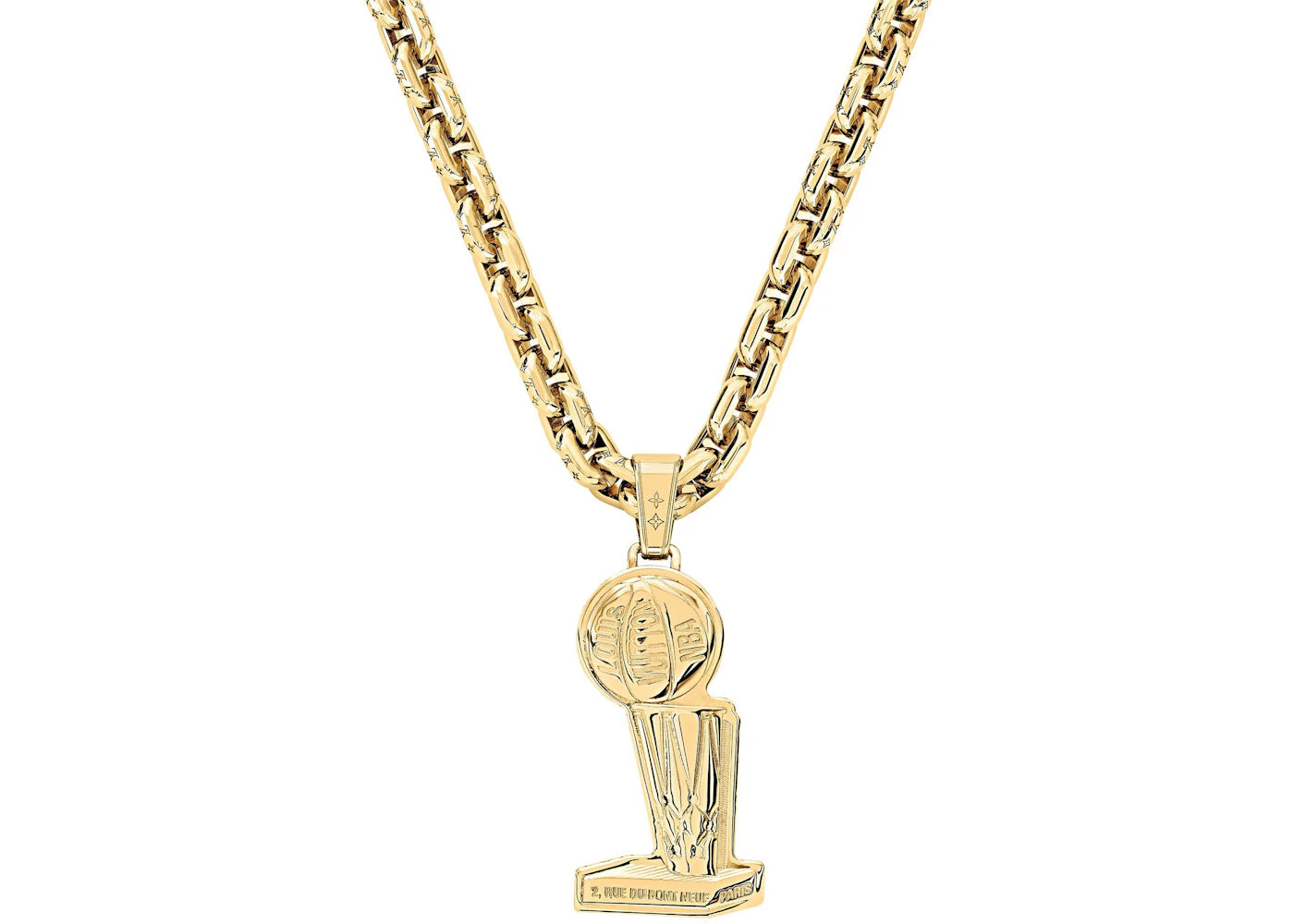 Louis Vuitton x NBA Pendant Gold