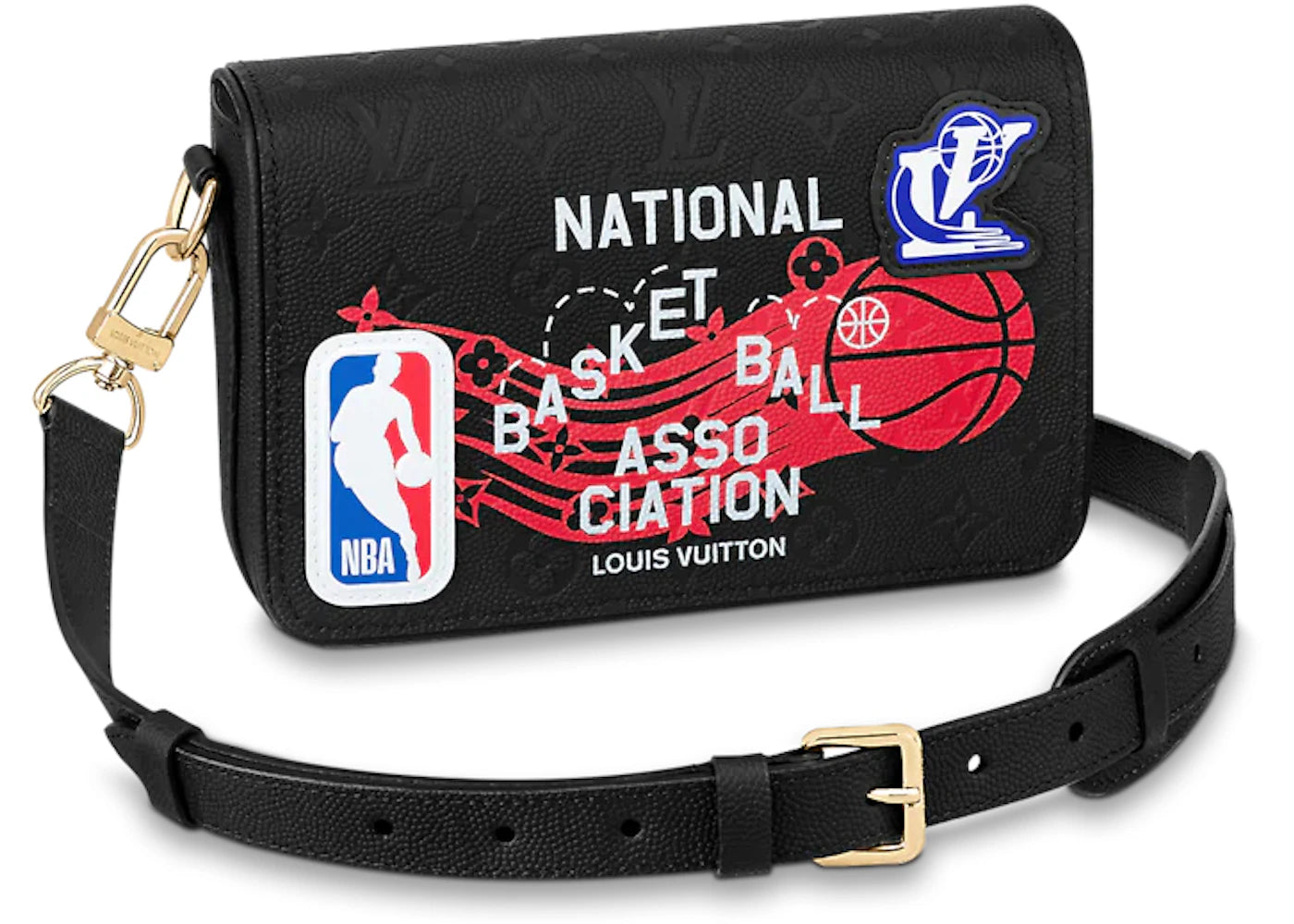 Louis Vuitton x NBA Studio Messenger Black