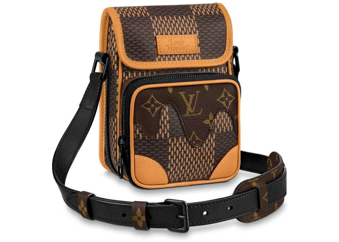 Louis Vuitton x Nigo Amazone Messenger Damier Ebene Giant Nano Brown