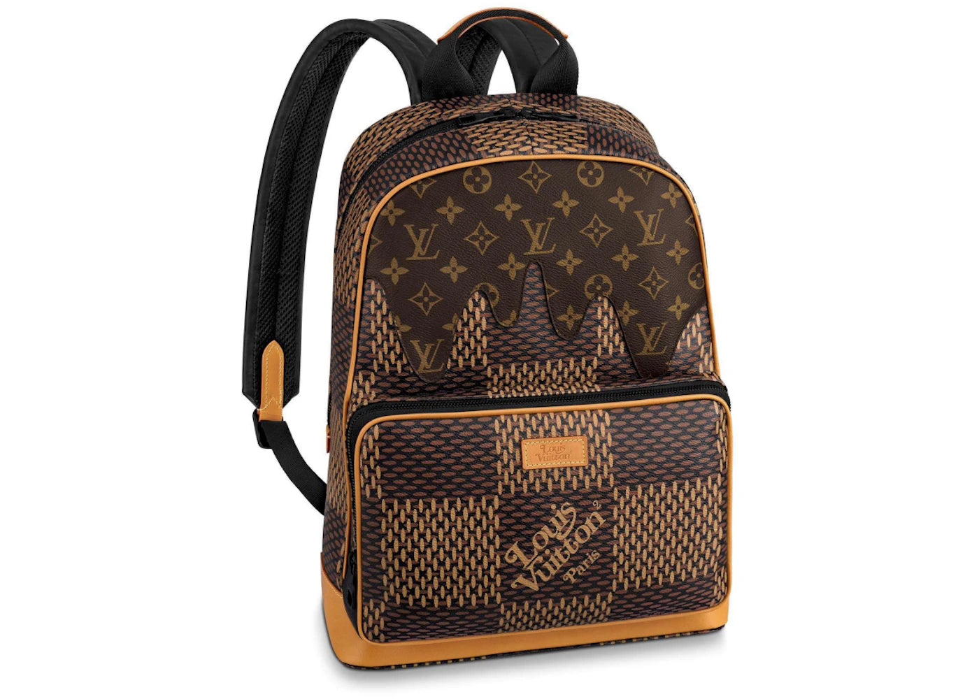 Louis Vuitton x Nigo Campus Backpack Damier Ebene Giant Brown