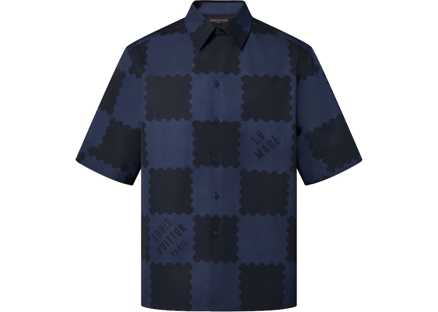 Louis Vuitton x Nigo Damier Shirt Dark Ocean