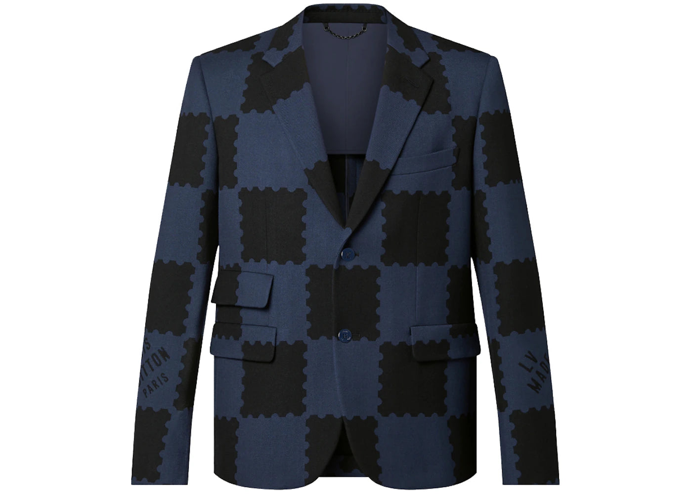 Louis Vuitton x Nigo Damier Suit Jacket Dark Ocean