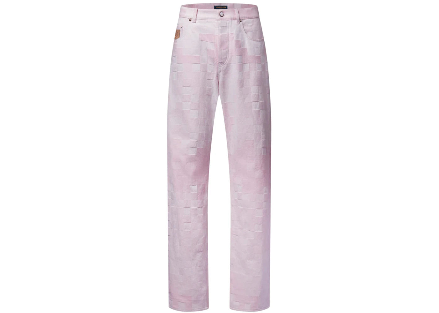 Louis Vuitton x Nigo Damoflage Denim Skate Pants Pale Pink