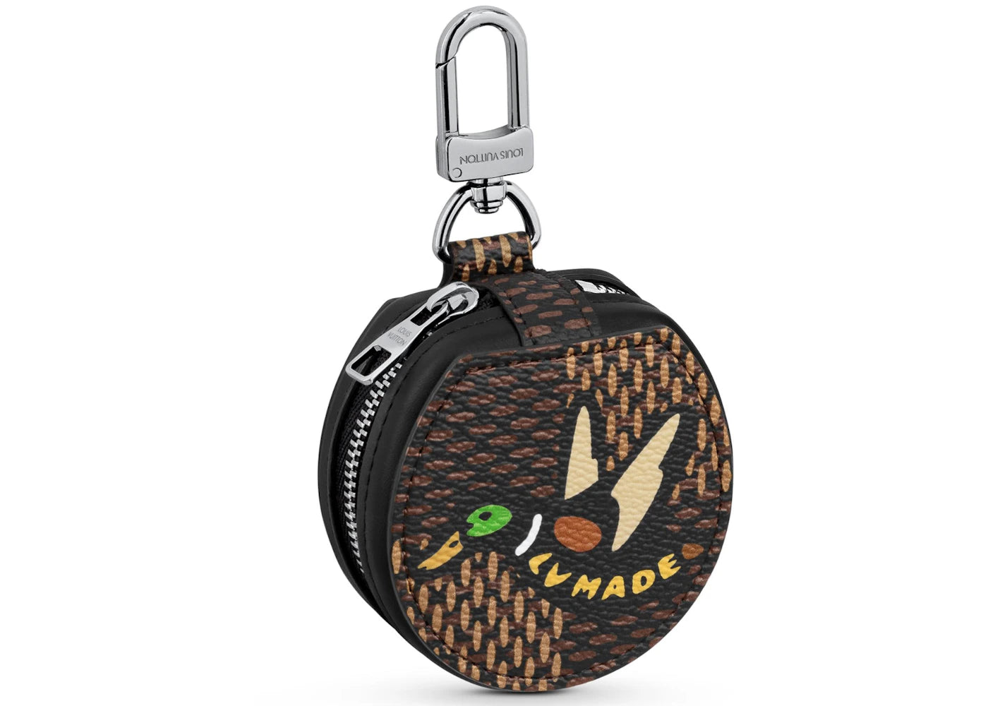 Louis Vuitton x Nigo Earphone Case Damier Ebene Giant Brown