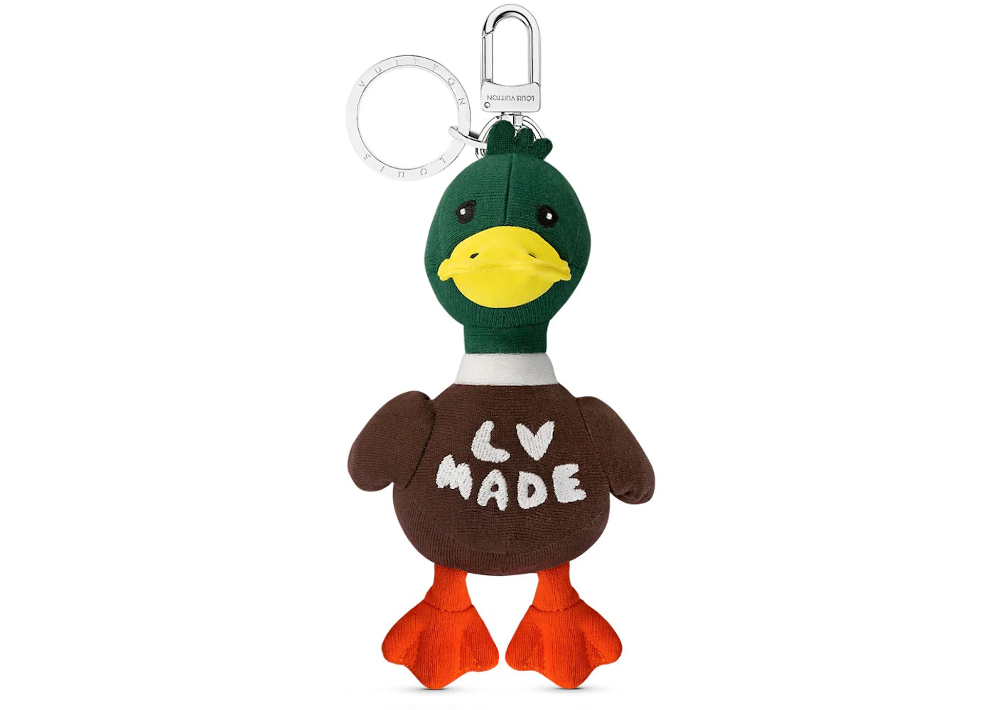 Louis Vuitton x Nigo LV Made Duck Bag Charm and Key Holder Green