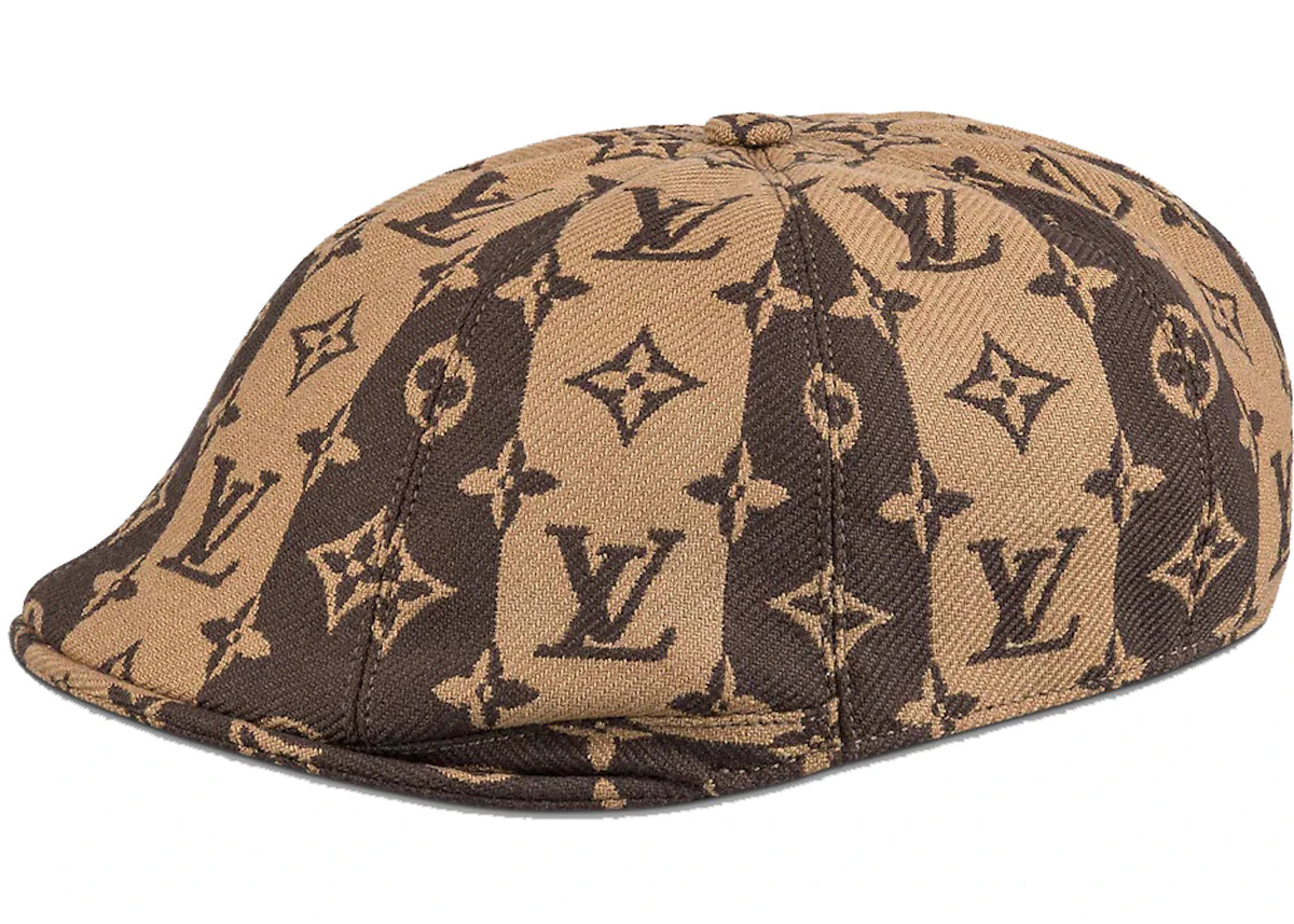 Louis Vuitton x Nigo LV Made Stripe Flat Cap Brown