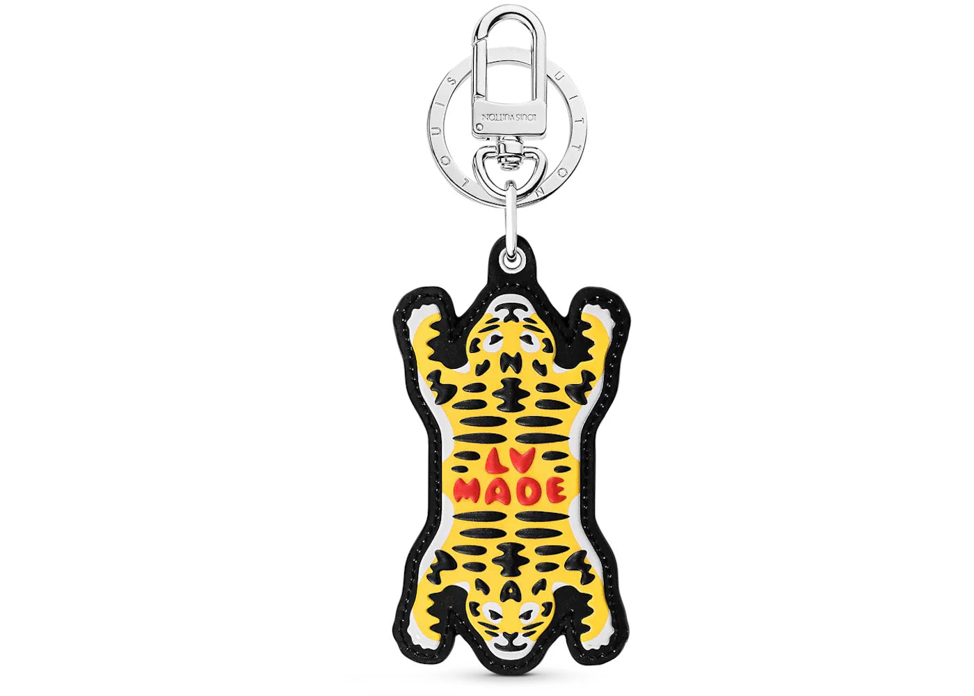 Louis Vuitton x Nigo LV Made Tiger Bag Charm and Key Holder Monogram Multi