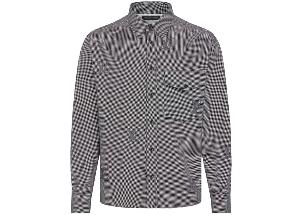 Louis Vuitton x Nigo Micro Damier & LV Flannel Shirt Noir