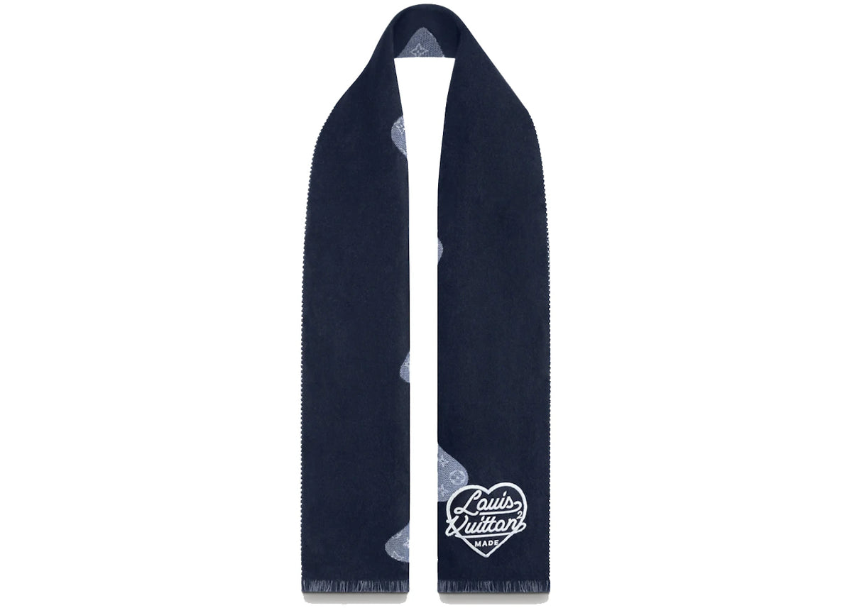 Louis Vuitton x Nigo Monogram Drip Scarf Blue