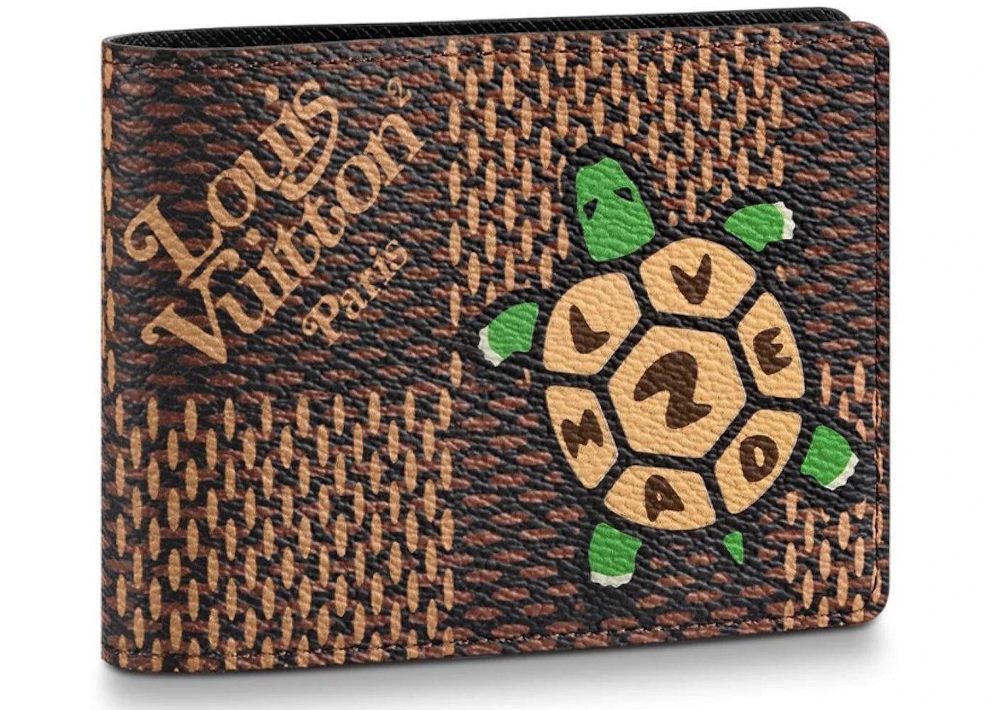 Louis Vuitton x Nigo Multiple Wallet Damier Ebene Giant Brown