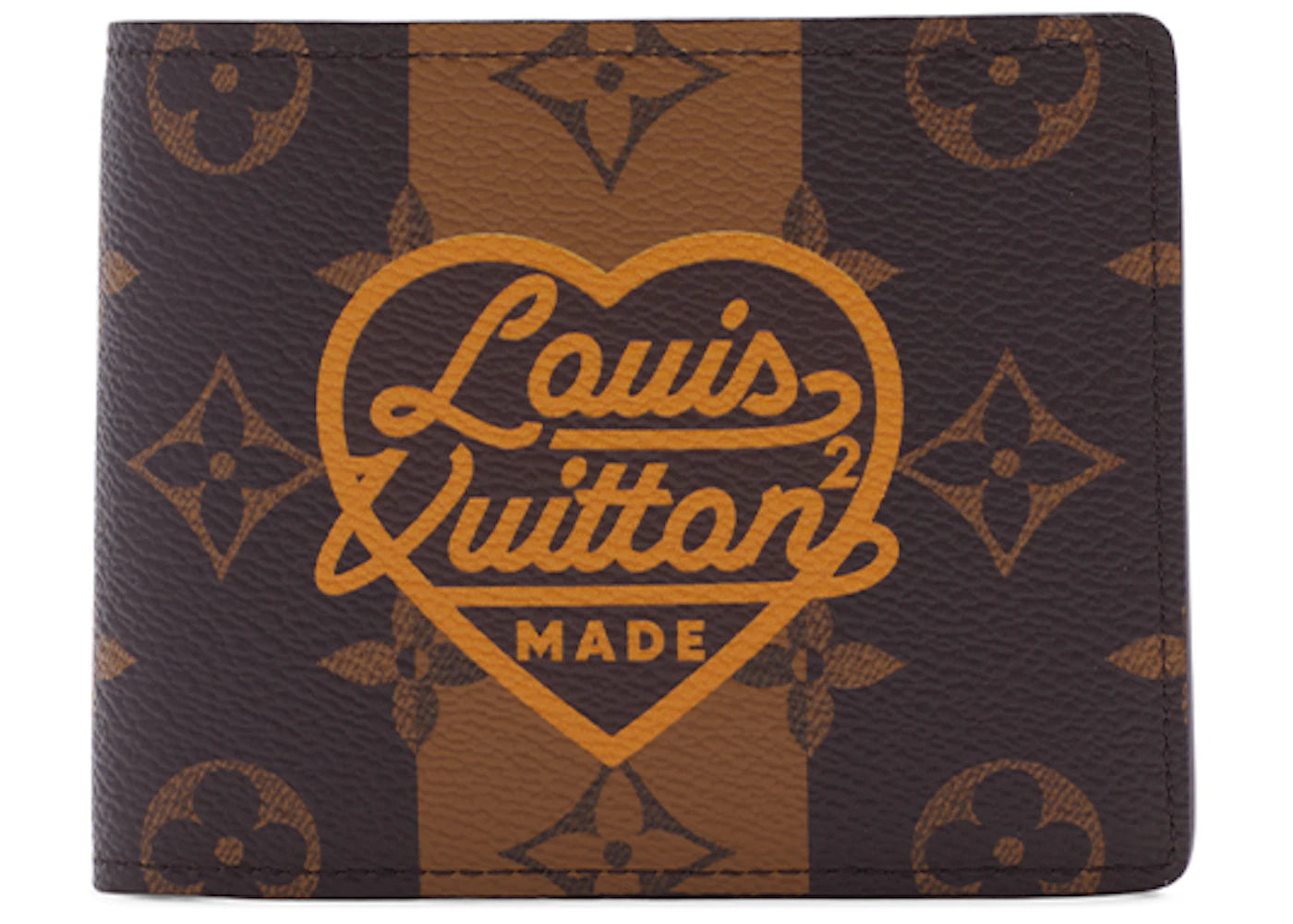 Louis Vuitton x Nigo Multiple Wallet Monogram Stripes Brown