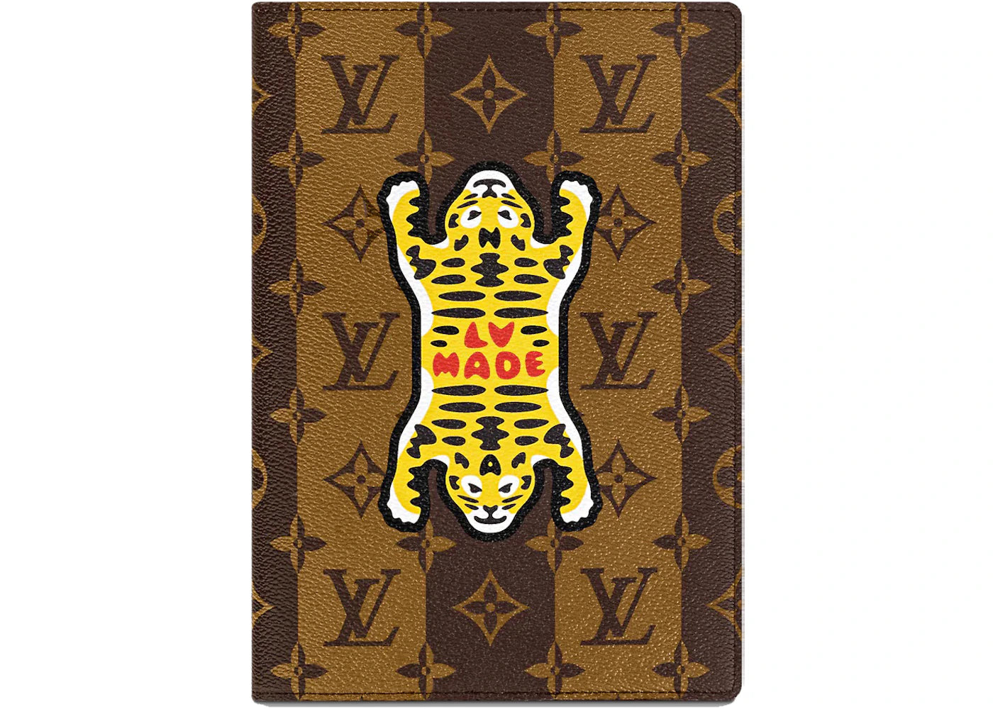 Louis Vuitton x Nigo Notebook Cover Monogram Stripes Brown