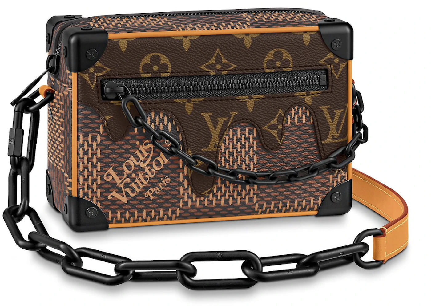 Louis Vuitton x Nigo Soft Trunk Damier Ebene Giant Mini Brown