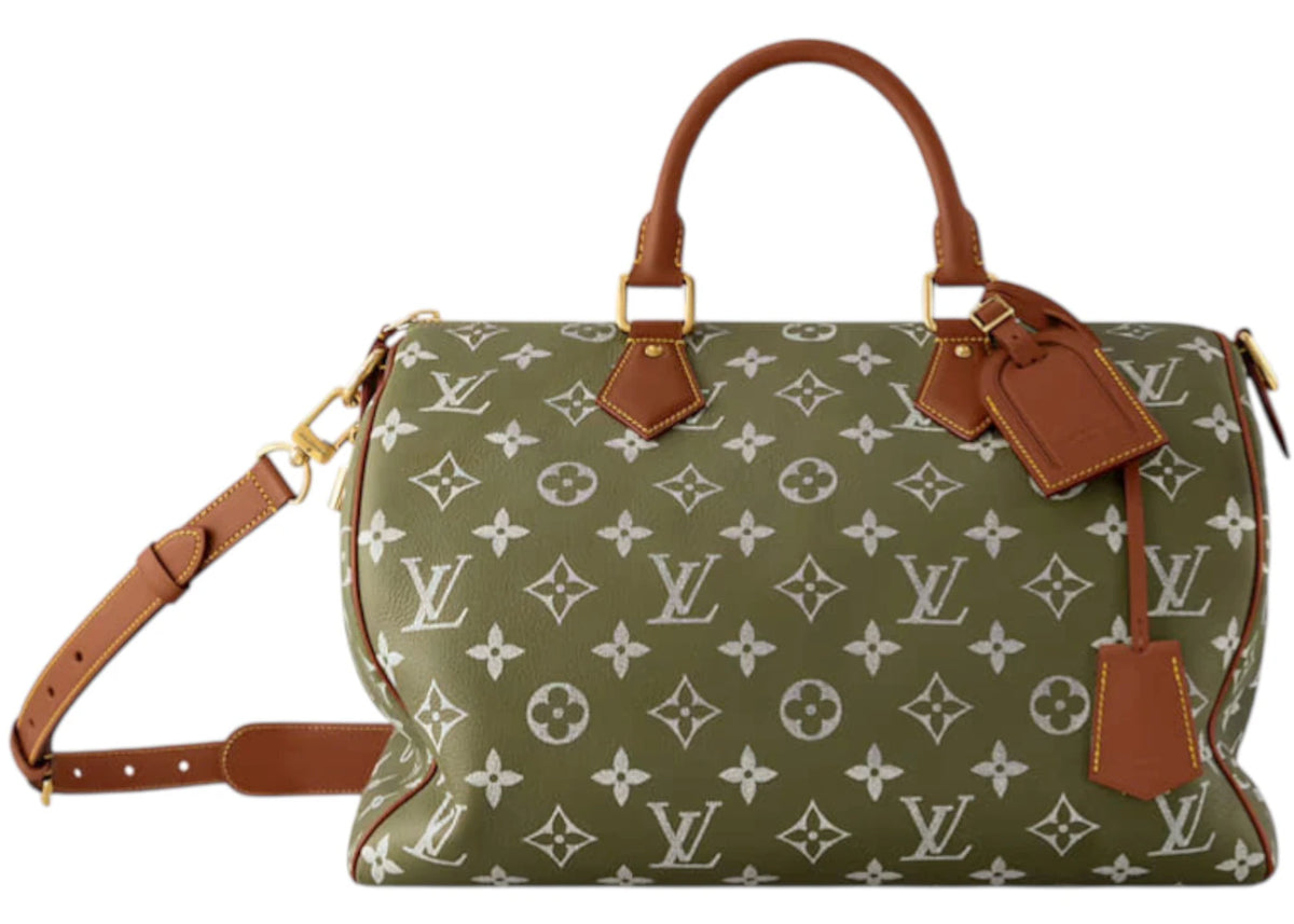 Louis Vuitton x Nigo Speedy P9 Bandouliere 40 Green Sencha