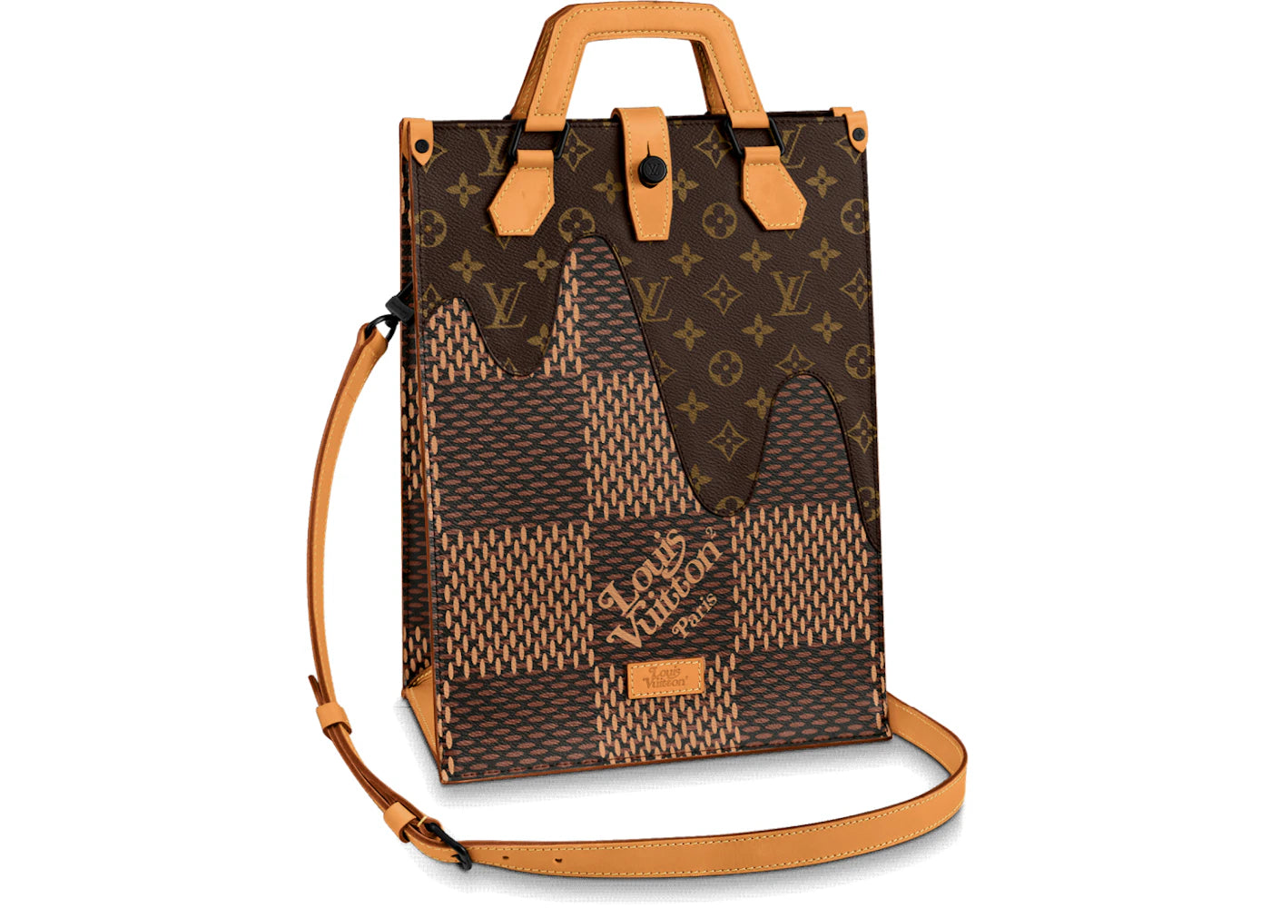 Louis Vuitton x Nigo Tote Damier Ebene Giant Mini Brown