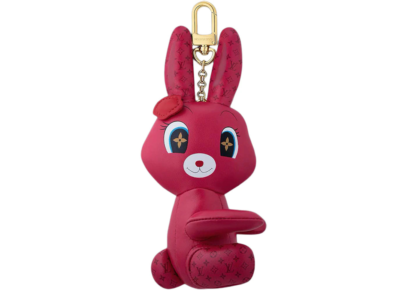 Louis Vuitton x Sun Yitian Animogram Bag Charm Pink