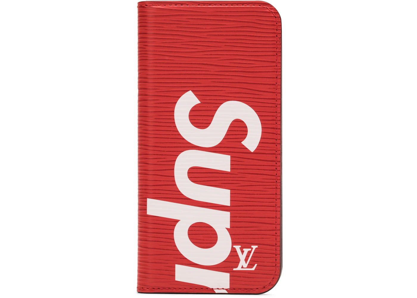 Louis Vuitton x Supreme iPhone 7 Folio Epi Red