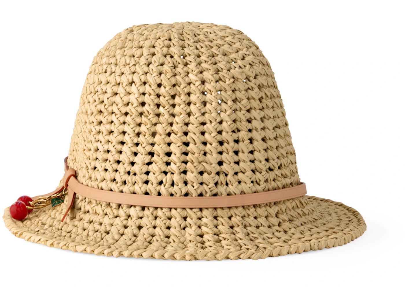 Louis Vuitton x Takashi Murakami Cherry Charms Hat Raffia