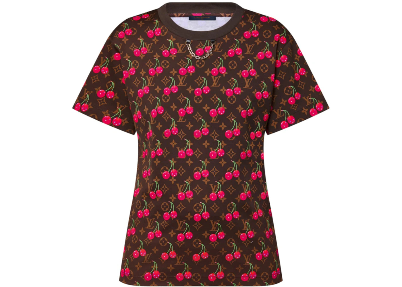 Louis Vuitton x Takashi Murakami Cherry T-shirt Brown