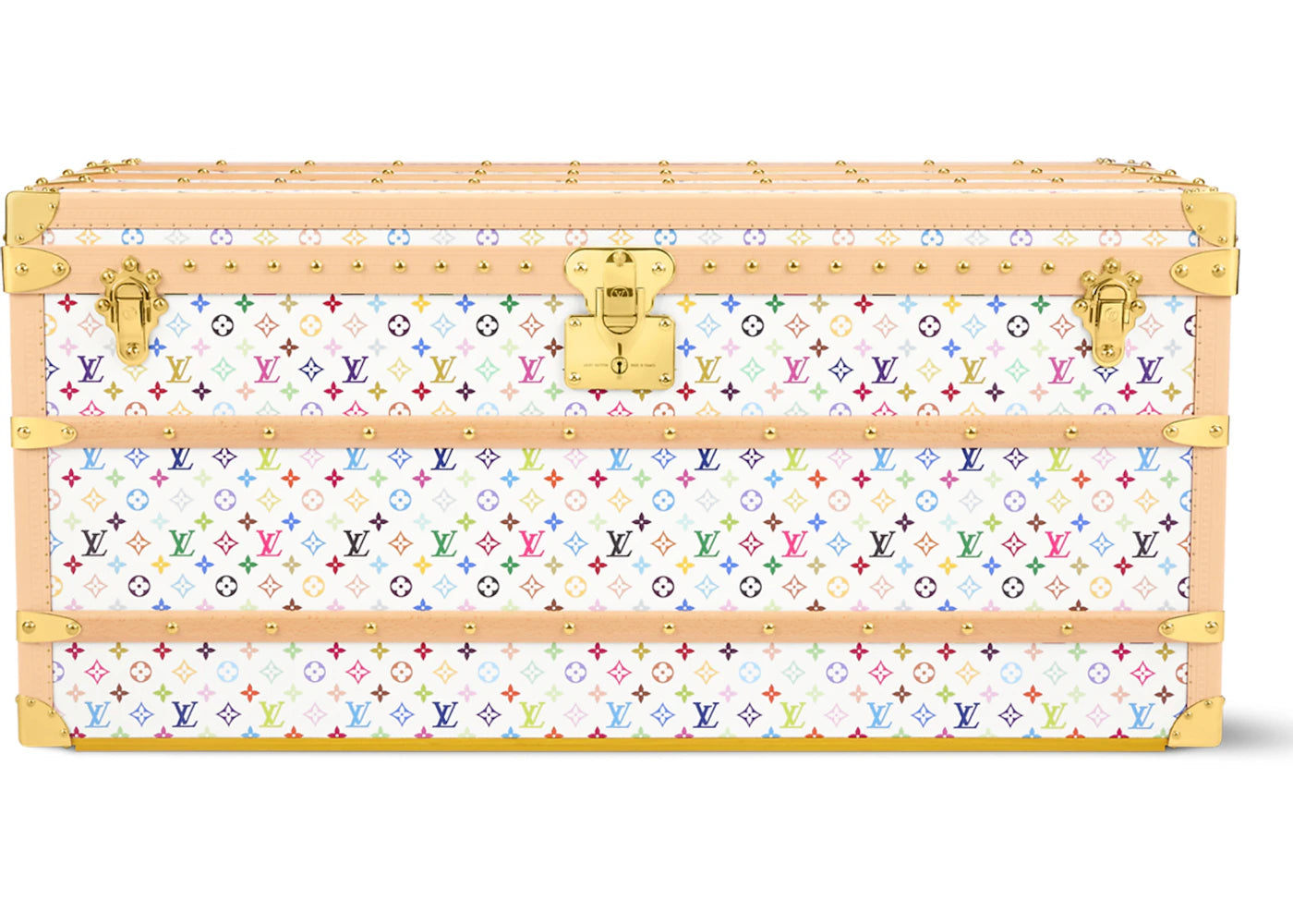 Louis Vuitton x Takashi Murakami Courrier Lozine 110 White Multicolored