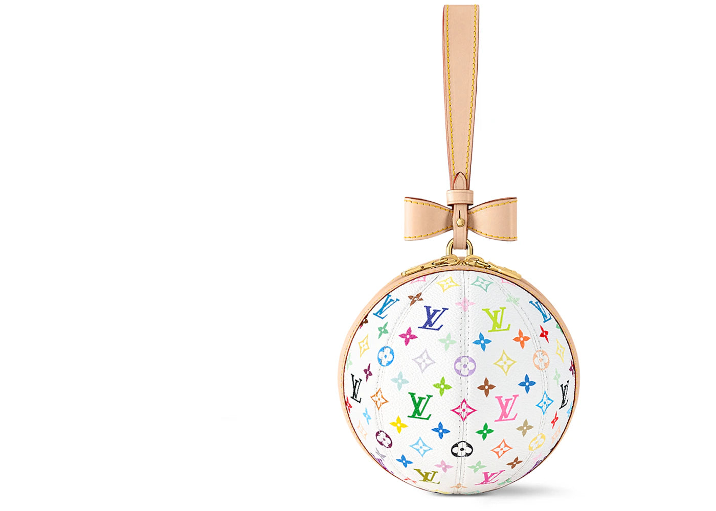 Louis Vuitton x Takashi Murakami Koro Koro Clutch White